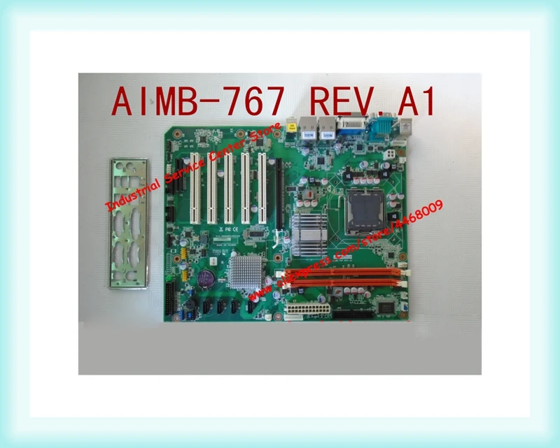 

Original Industrial AIMB-767 REV.A1 Dual Display Raid4 Serial Port