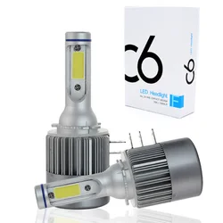 2x H15 H4 LED Bulb 72W 10000LM Wireless Car Headlight Lamp DR L Conversion Driving Light Sourcing 6000K For ford explorer jeep
