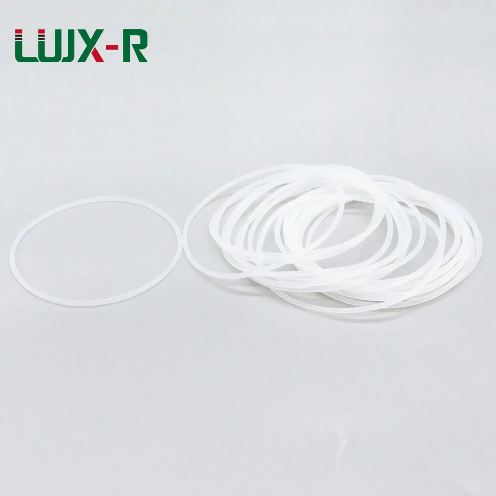 LUJX-R 2mm Silicone O Ring Seal OD22/23/24/25/26/27/28/29/30/31/32/33/35/37mm White VMQ O Ring Sealing Silicon Gaskets In Gasket