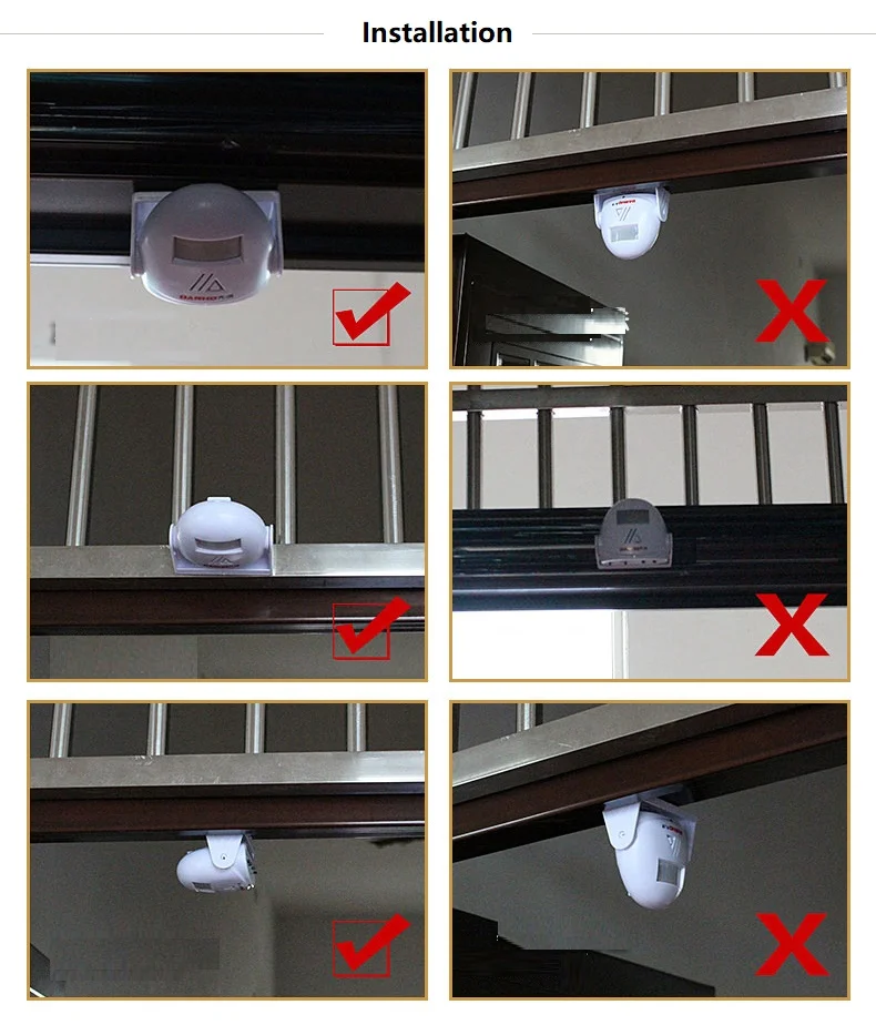 Darho 4pcs/lot Shop Store Visitor Customer Ding-dong Hello Welcome Chime Entry Alert Entrance Alarm Greeting Warning Doorbell