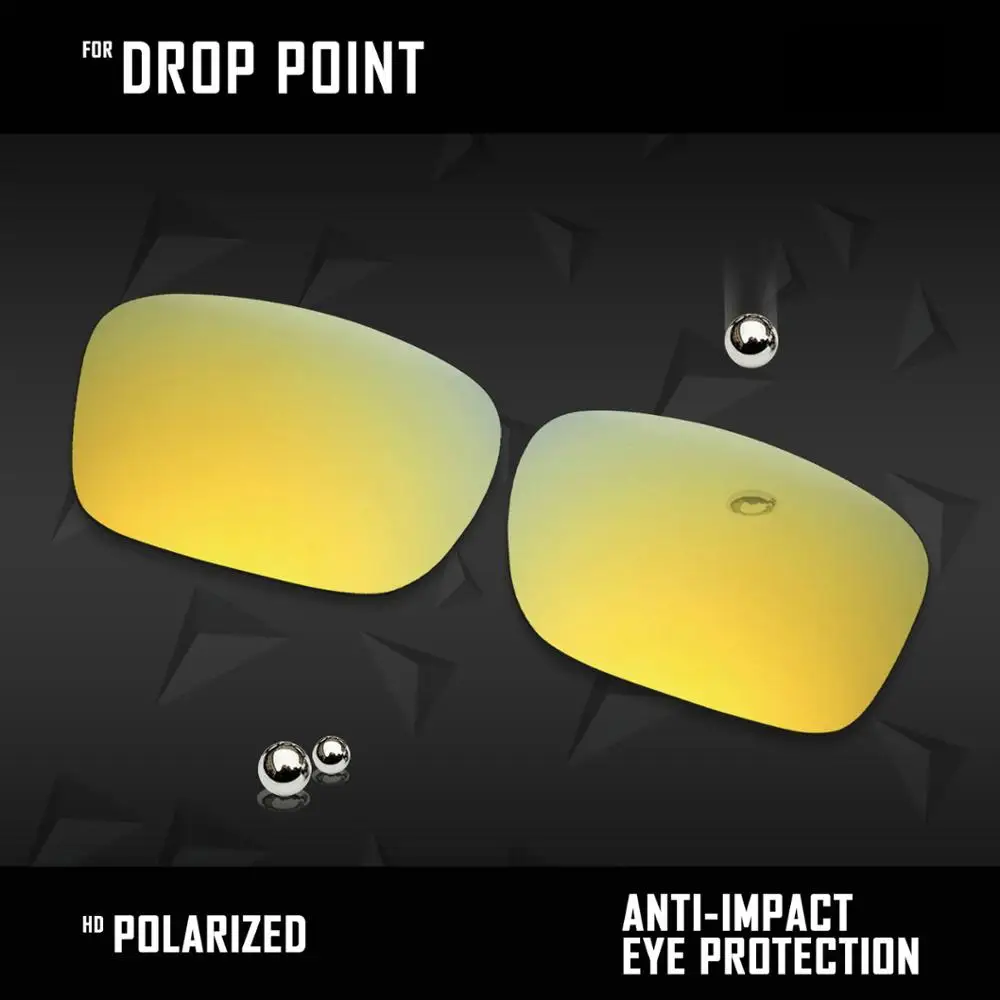 OOWLIT Linsen Ersatz Für Oakley Drop Punkt Sonnenbrille Polarisierte-Multi Farben