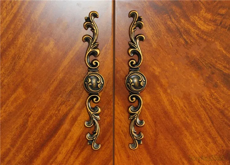 Antique Bronze Furniture Handles Kitchen Cabinets Door Knob Pull Drawer Wine Wardrobe Cupboard Dresser Shoe Closet Pull Handle