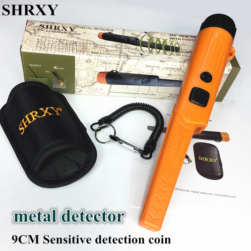 

2022 Upgrade Sensitive Metal Detector Pointer TRX Pinpoint GP-pointerII Waterproof Hand Held Static Induction with Bracelet