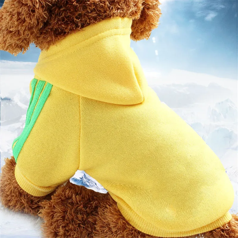 New Autumn Winter Pet Products Dog Clothes Pets Coats Sweater Soft Cotton Dog Hoodies Clothing for Puppy Dogs 7 Colors