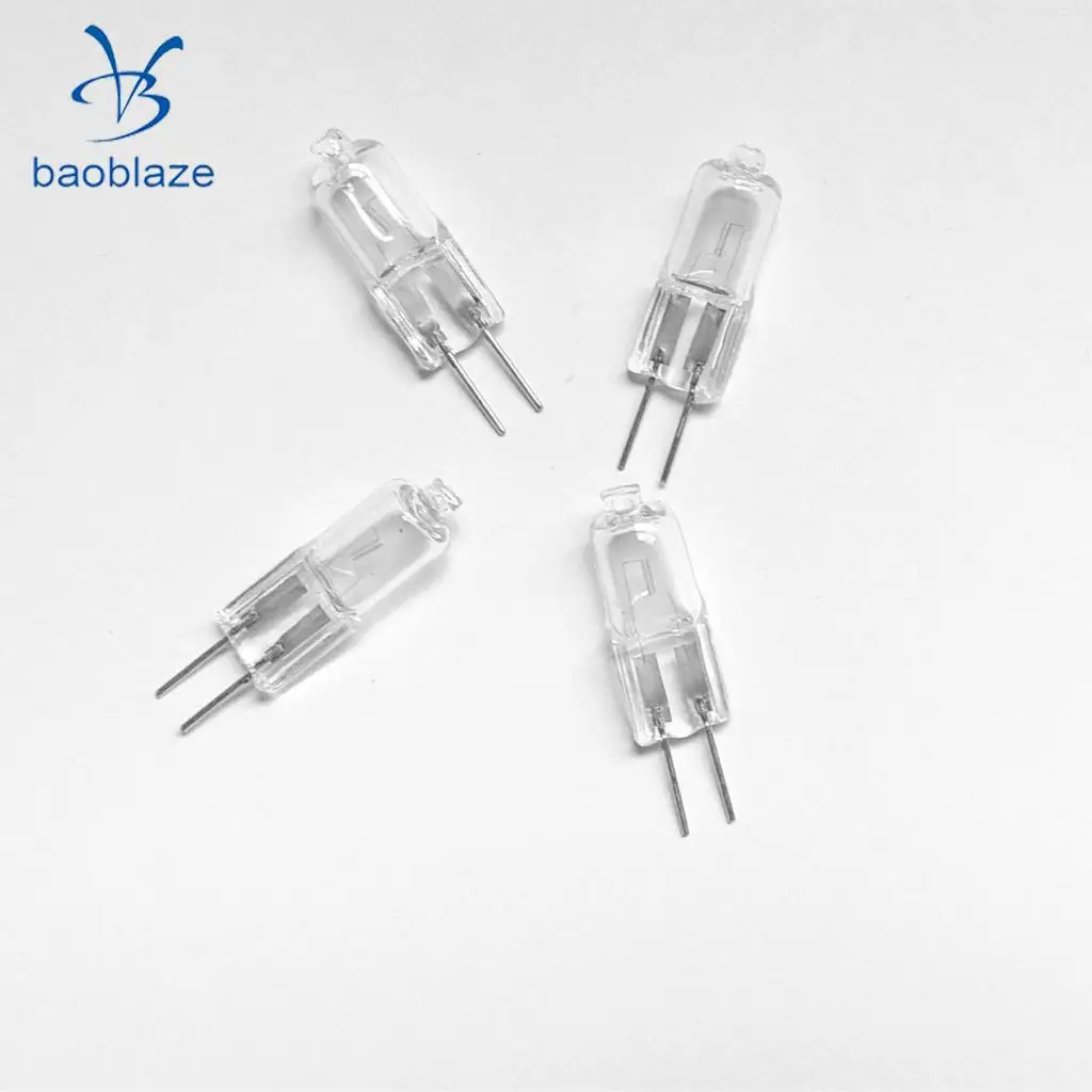 Pack Of 10, Ultra Halogen Bi-Pin 6V 5W 5 watt Replacement Bulb Warm White G4 Base