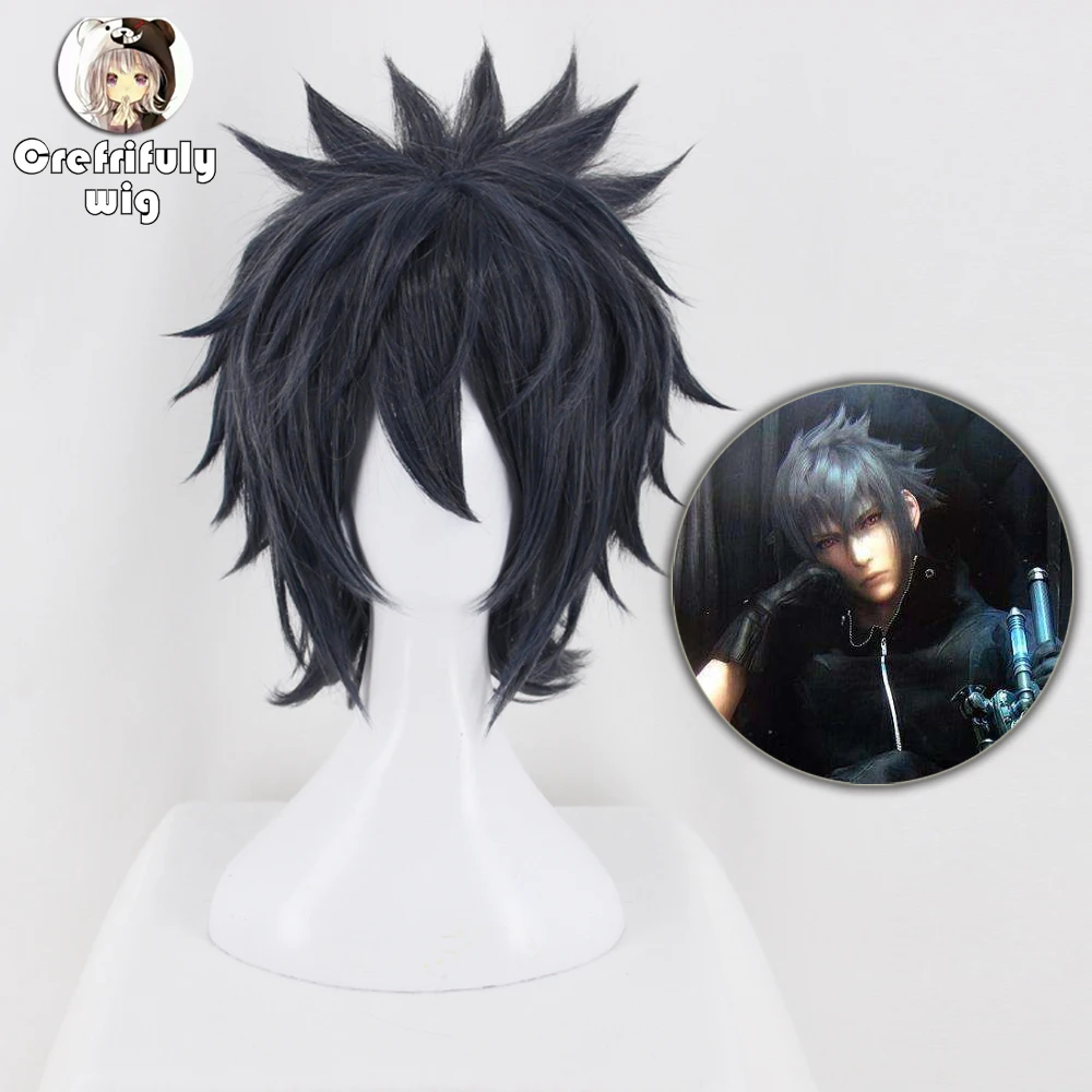 

Anime Final Fantasy Noctis Lucis Caelum Wig FF15 XV Heat Resistant Synthetic Hair Cosplay Wigs For Adult Men Women + Wig Cap