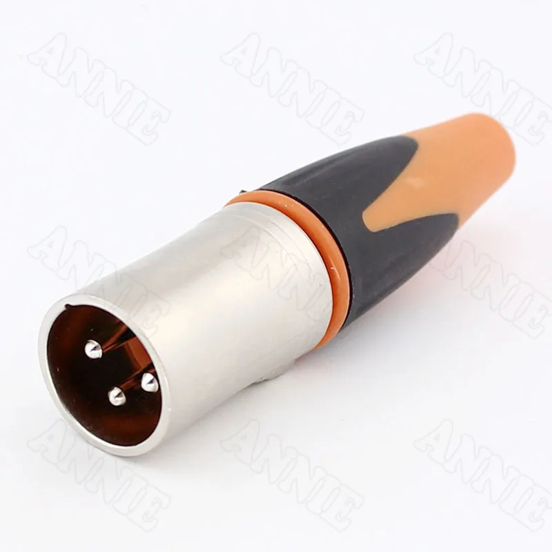 

20 шт./лот 3 Pin XLR водонепроницаемый разъем сбалансированный Cannon штекер микрофона