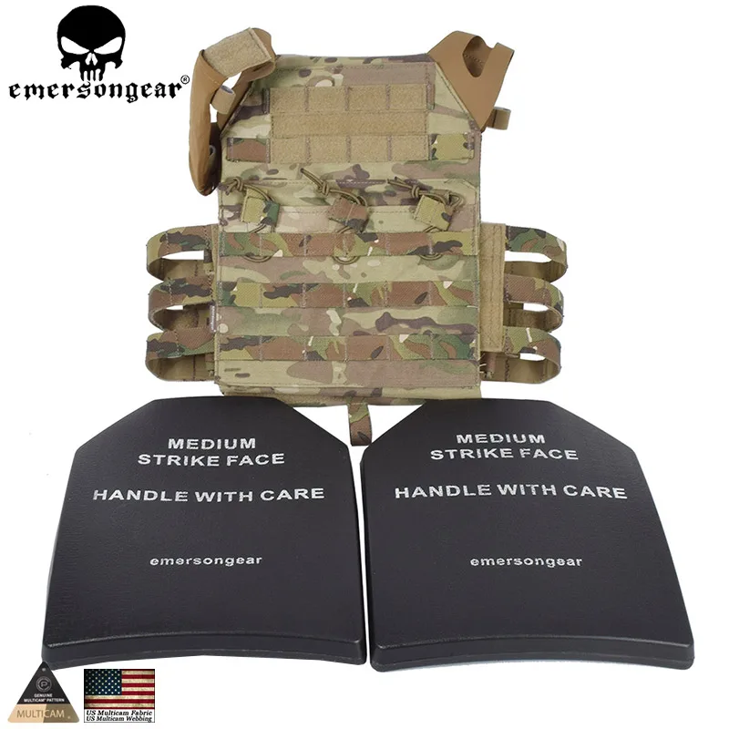 EMERSONGEAR Taktische Molle GPA Weste Vereinfachte Version Paintball Jagd Weste mit Chest Plate Carrier EM7344