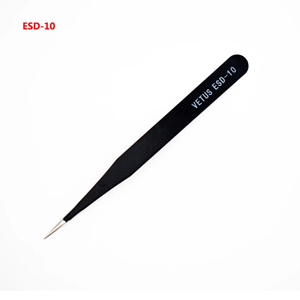 VETUS ESD-10 Tweezers Safe Anti-static BGA Precision Electrostatic Tweezers