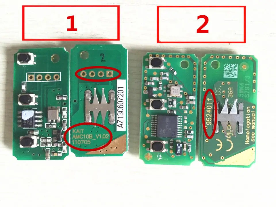 Car Remote Key Circuit Board Chip For Geely Emgrand 7 Ec7 Ec7RV RS