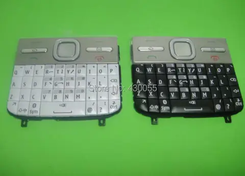 White/Black New Ymitn Housing Cover Case Keypads Keyboards Buttons For Nokia e5 e500 e5-00