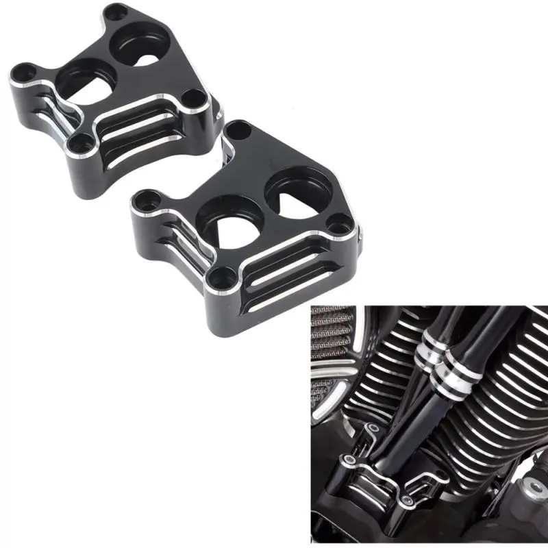 

Motorcycle CNC Aluminum Front Rear Lifter Tappet Block Cover For Harley Twin Cam Breakout Dyna Street Bob Wide Glide