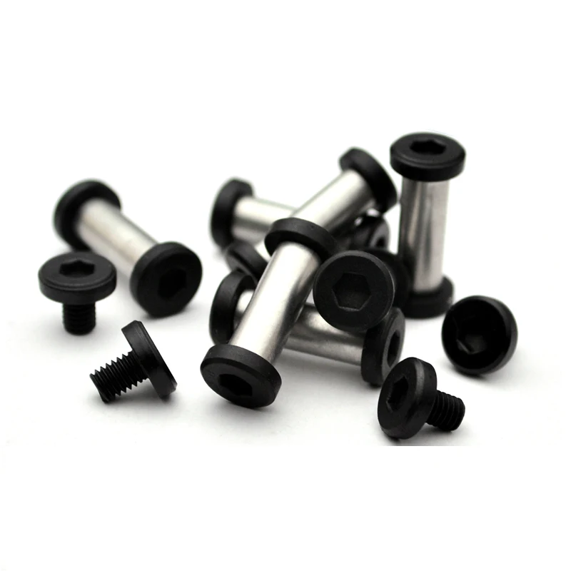 Faca de aço, porcas, cabo de faca, hexagonal interno m3.5, 20 tamanhos, faca dobrável reta