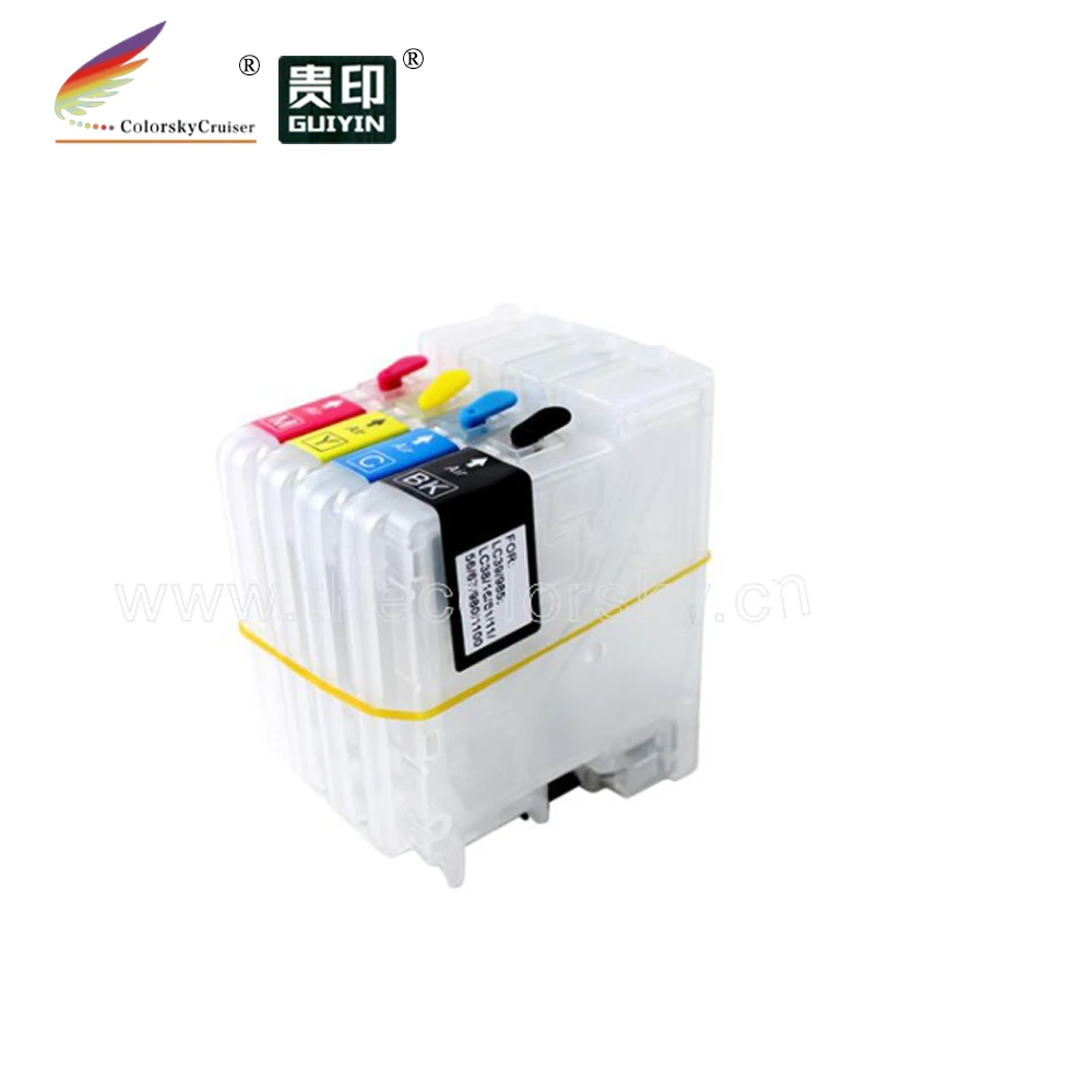 (RCB-LC61) refillable ink cartridge refill inkjet for Brother DCP 535CN 585CW 6690CN 6690CW MFC 290C 490CN 490CW 670CD