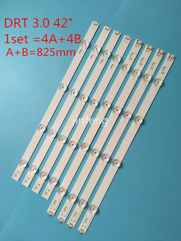 8 PCS/set LED Backlight strip for LG 42LB550U 42LB561U 42LB550B 42LB5610 42LB551V 42LF561V 42LF5610 42LF580V 42LY320C 42LB570B