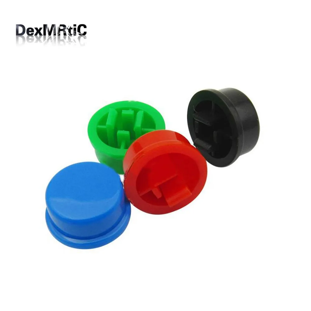 60pcs 12*12*7.3mm round button cap reset switch button cap multi color button caps