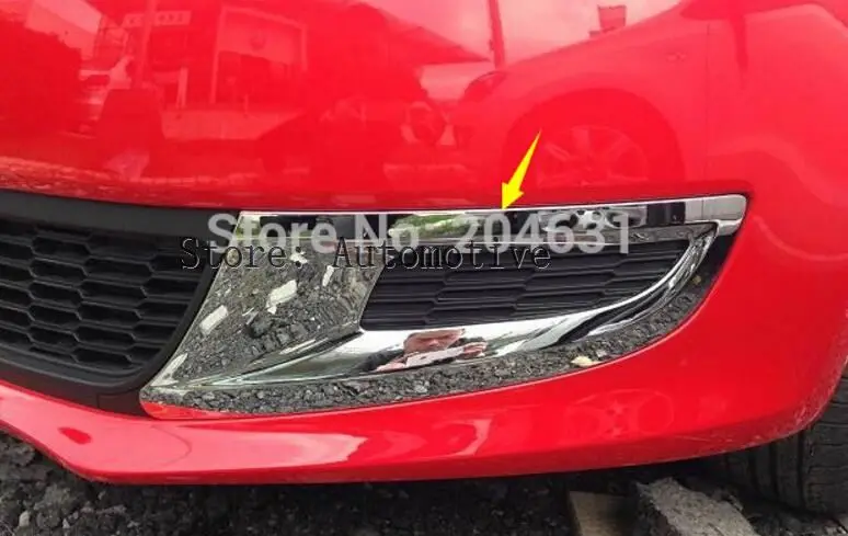 

ABS Chrome Front Fog light Lamp Cover Trim For 2011-2013 for Volkswagen POLO 5dr hatchback
