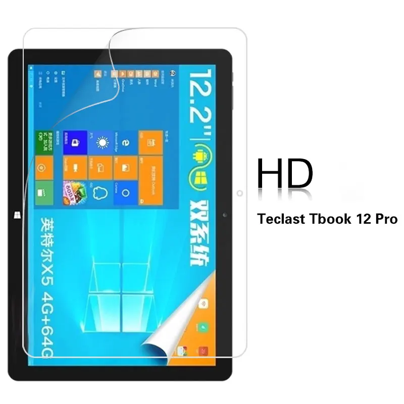 Anti-Scratches HD Clear Glossy Film For Teclast TBook 12 Pro 12S Dual OS Boot 12.2