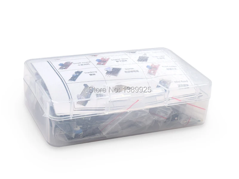 

37 in 1 Sensor Kit For Arduino Starters with plastic box