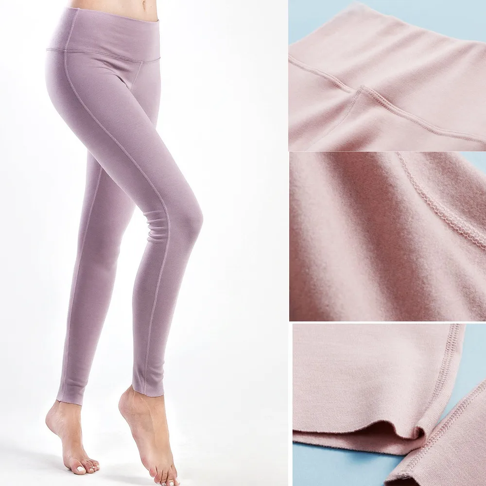 High Waist Elasticity Women Leggings Autumn Winter Plus Velvet Thermal Leggings Cotton Comprossion Breathable  Pants 2019 New