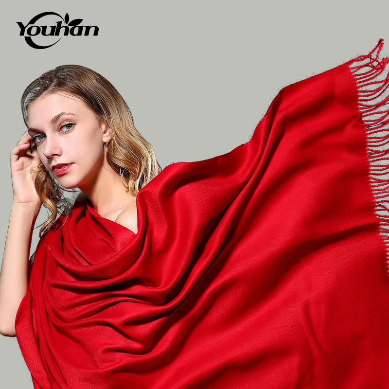 

YOUHAN 2022 New Fashion Imitation Cashmere Women Scarf Autumn Winter Female Ladies Scarves Travel Pashmina Shawl