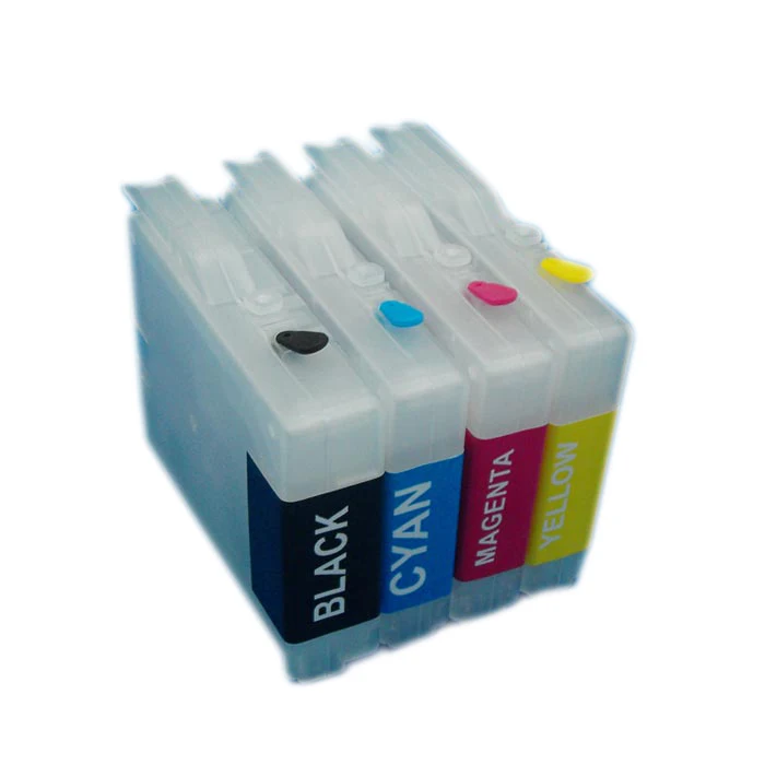 einkshop LC51 LC57 LC37 LC960 LC970 LC10 LC1000 Refillable Ink Cartridge For Brother DCP-130C 135C 150C DCP-330C 350C