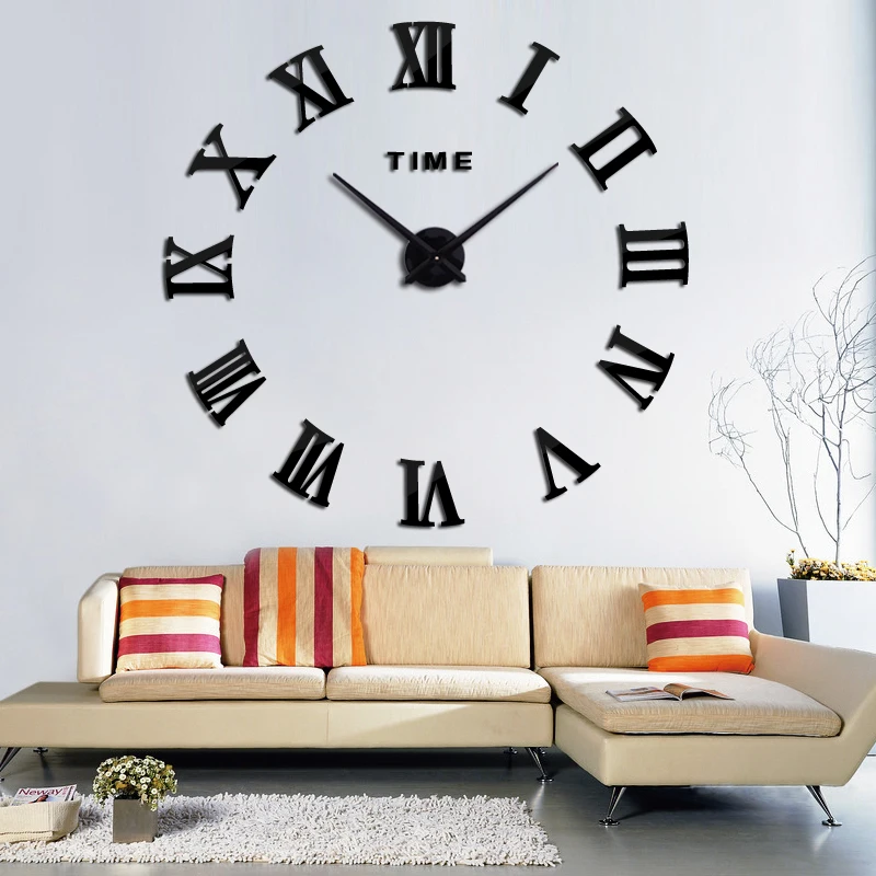 special offer acrylic mirror wall clock diy stickers still life clocks living room clocks home decoration modern quartz watch