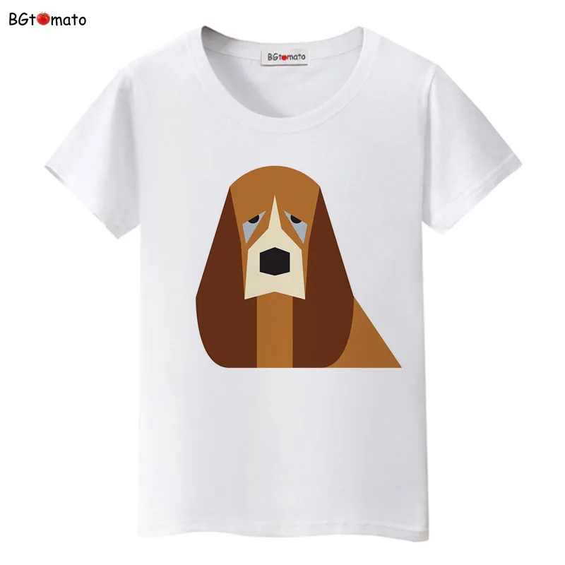 

2021 lovely loyal dog cartoon T-shirt women Original brand new good quality cool shirt