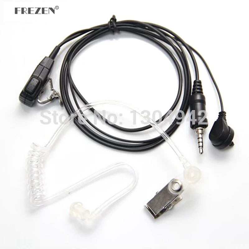 Covert Acoustic Tube Earpiece Headset for Yaesu Vertex VX-6R 7R 6E 7E 120 127 170 177 Two Way Radio