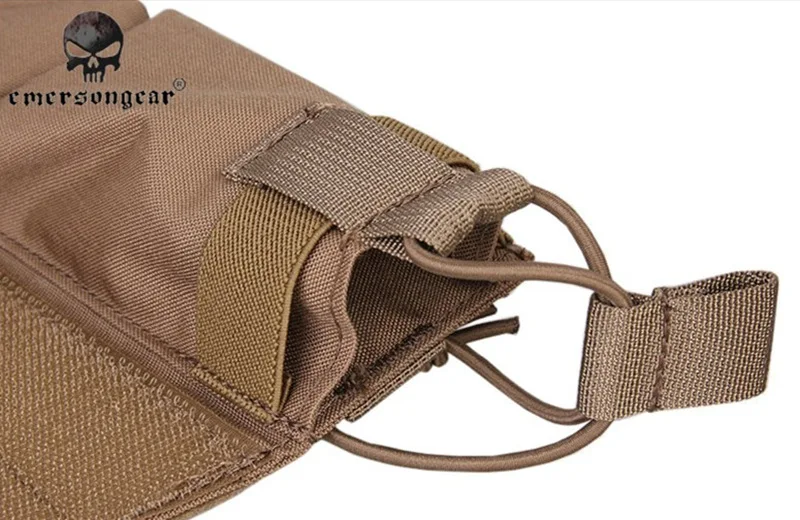 Emersongear-Side-Pull Magazine Pouch M4, Molle Hunting Mag Pouch, Hook and Loop Combat Gear, Multicam, Brown, MCBK, EM9044