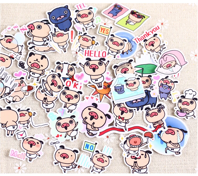 40pcs Creative Kawaii Self-made Panpaka Pants Stickers/ Beautiful Stickers /decorative Sticker /DIY Craft Photo Album