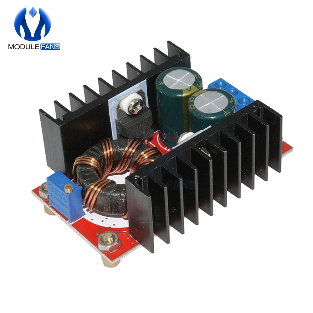 DC-DC Boost Converter DC DC Step Up Converter Module Adjustable Static Power Supply Voltage Regulator Step Up Module 150W 5V