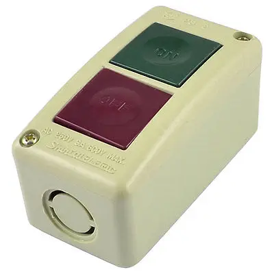 

PB-2 AC 250V 3A Amps On/Off Momentary Push Button Switch Box