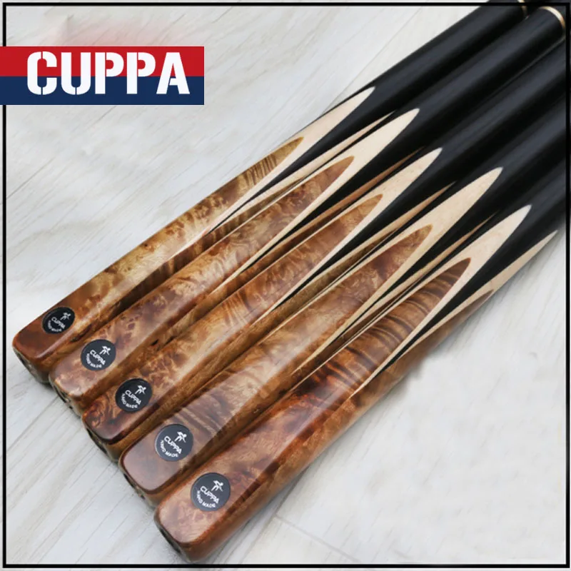 New Handmade Cuppa 3/4 Snooker Cue Stick Billiards 9.8mm Tips 3 4 Snooker Cues Case Set China