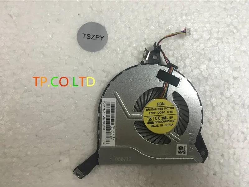 

Genuine New DFS200405040T 767776-001 767712-001 47Y14TP203A For HP 14-P 15-P 16-P 17-P 14-V 15-V 16-V 17-V Cooler fan