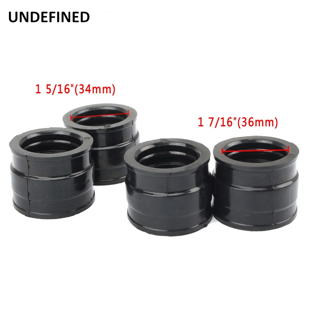 UNDEFINED 4x Carburetor Insulator Carb Boots for Honda CB650 CB 650 1979 1980 1981 1982 Motorcycle Intake Manifold Adapter DDD87