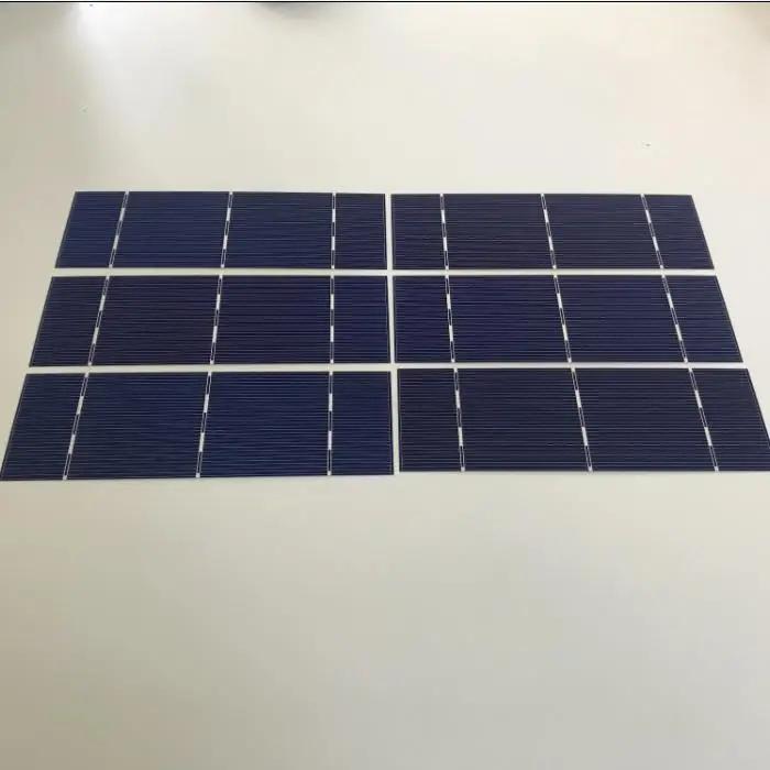 40pcs Monocrystalline Solar Cell 156*52mm 0.5V 1.6W/pcs High Quality for 12V Solar Panel DIY