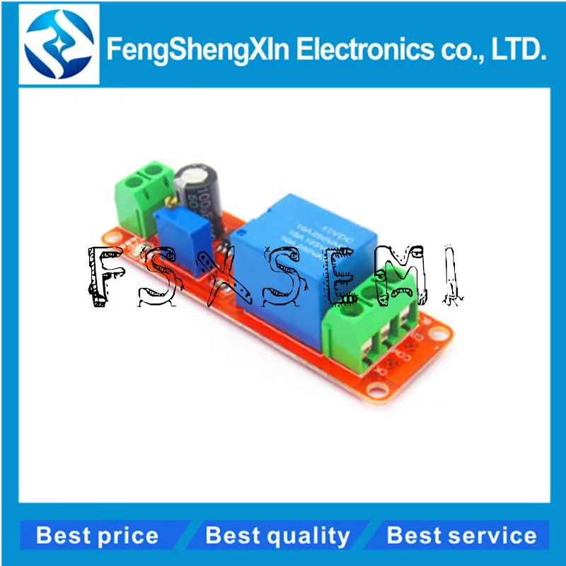 1pcs DC 5V 12V Time Delay Relay NE555 Time Relay Shield Timing Relay Timer Control Switch Car Relays Pulse Generation Duty Cycle