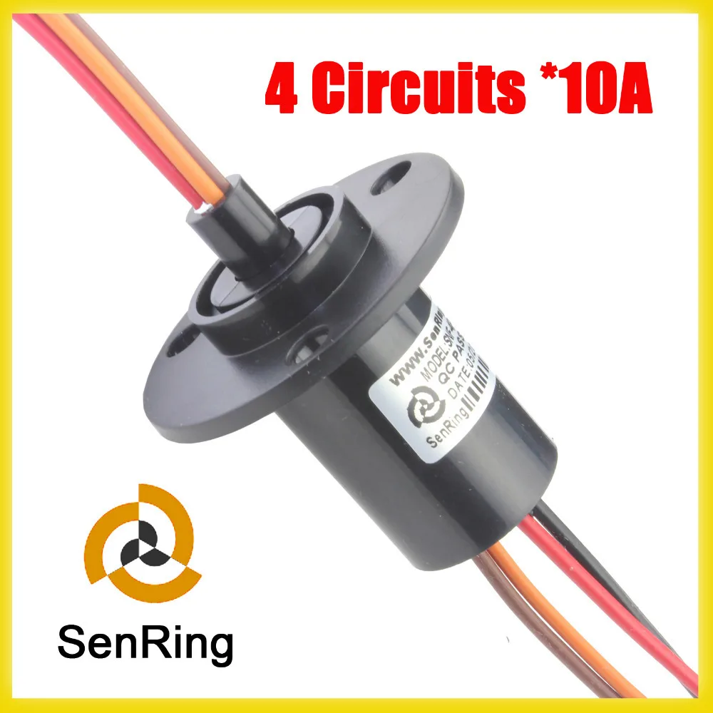 Wind turbine slip ring 4 circuits each 10A of generator/motor equipment