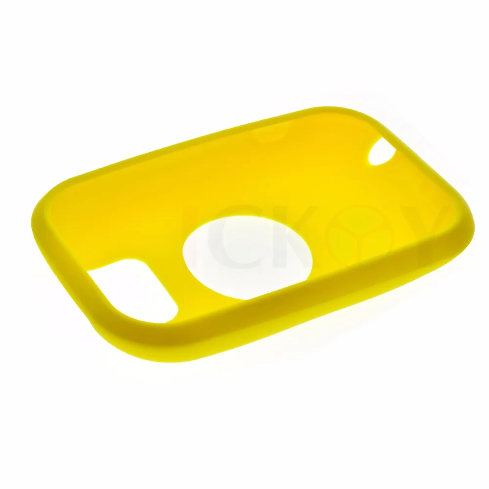 Outdoor Radsport Silicone Rubber Schützen Gelben Fall + Lcd-bildschirm Schutzfolie Für Polar V650 GPS Zubehör