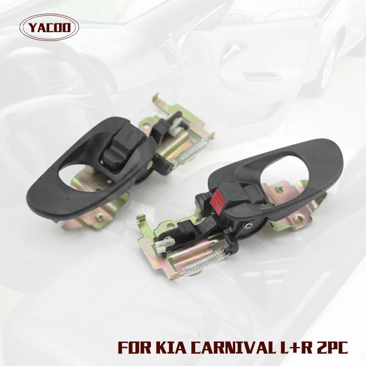 FREESHIPPING 1PAIR  INSIDE LEFT AND RIGHT DOOR HANDLE FOR KIA CARNIVAL