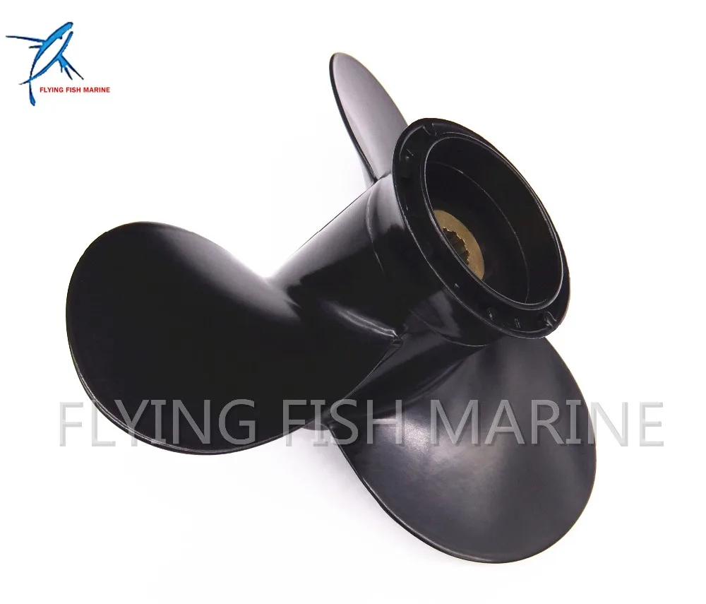 9 1/4x9 Boat Engine Aluminum Alloy Propeller for Suzuki 9.9HP 15HP Outboard Motors 9 1/4 x 9