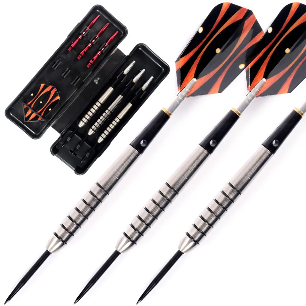 

CUESOUL Professional 19g 90% Tungsten Steel Tip Darts Set with Aluminum Shafts Plastic Slim Flights High Quality