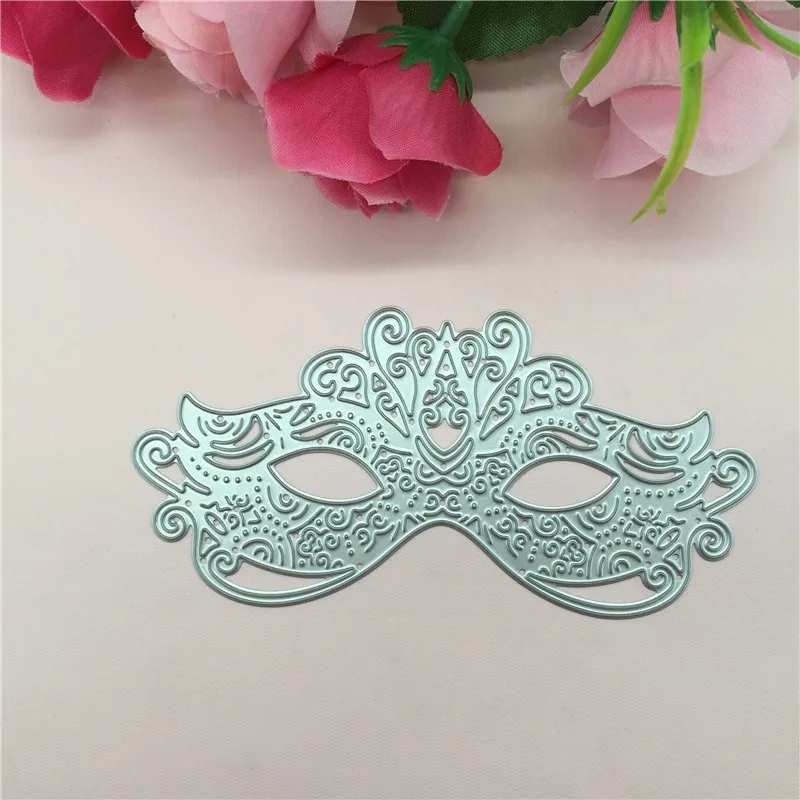 

Funny Party Mask Metal Cutting Dies For DIY Scrapbooking Photo Album Decorative Embossing Folder Stencil