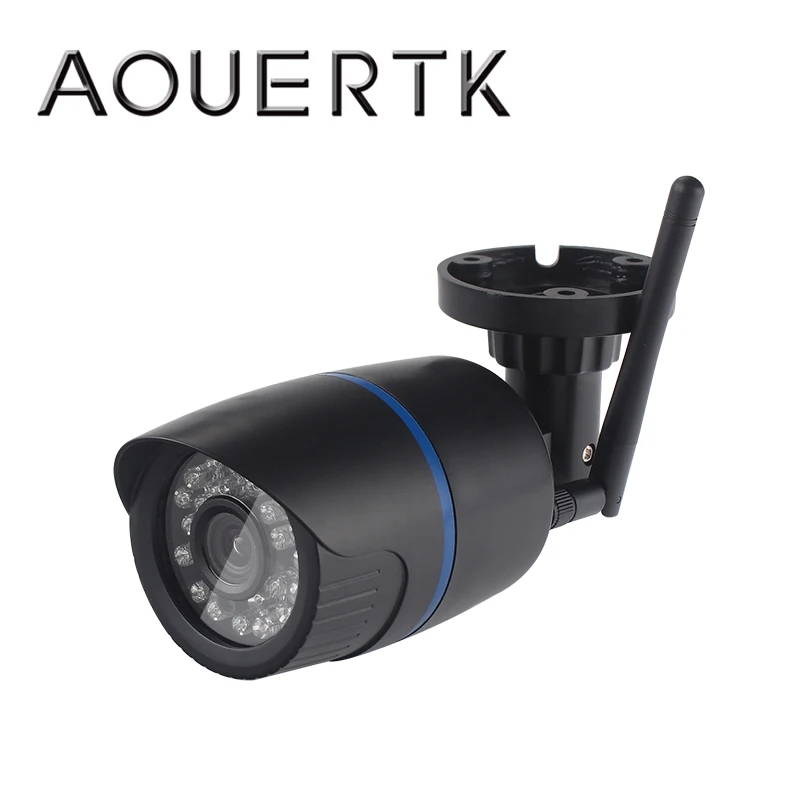 

AOUERTK 720P/1080P Audio Record ONVIF wifi Camera WIFI security Bullet Monitor Waterproof Camera SD Card slot APP ICSEE