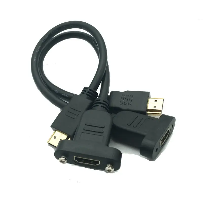 HDTV ذكر إلى أنثى خط لوحة جبل ثلاثية الأبعاد 4K تمديد محول ل رصد العارض BD لاعب 30 سنتيمتر/1ft 50 سنتيمتر/2ft