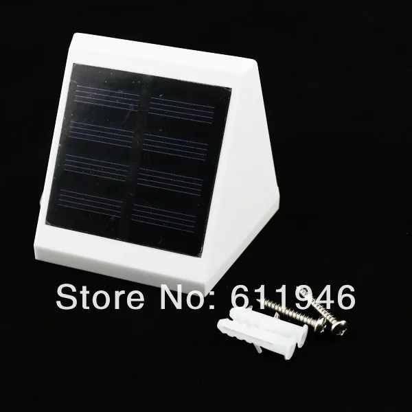 10 Cái/lốc Ngoài Trời Chạy Bằng Năng Lượng Mặt Trời 4-Đèn LED Con Đường Lên-Cầu Thang Treo Tường Sân Vườn Sân Đèn