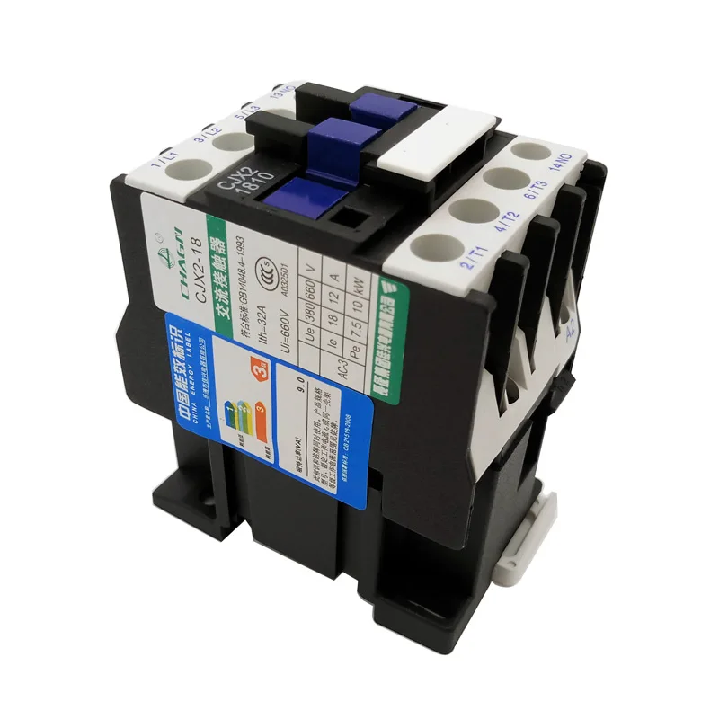 AC 220V contactor CJX2-1810 CJX2-1801 24VAC 1 Phase 380VAC 3 Phase