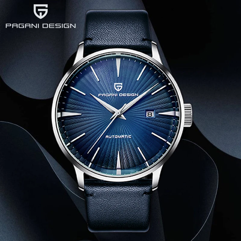 PAGANI DESIGN Luxury Brand New Fashion Mens Watches Waterproof Leather Strap Casual Automatic Mechanical Watch Relogio Masculino