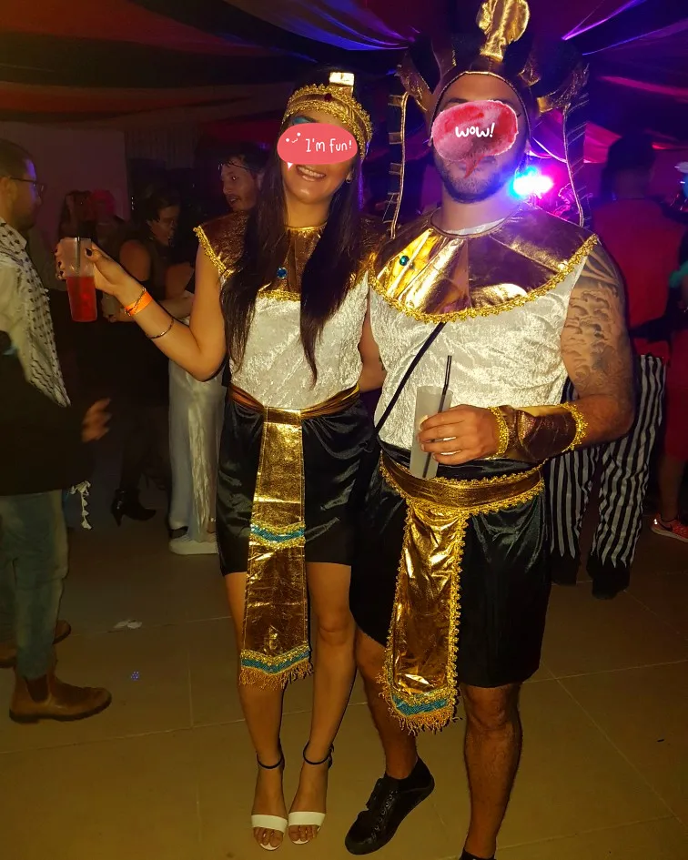 Egyptian Pharaoh Cleopatra Costumes For Carnival Party Women Men Stage Couples Costumes